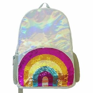 Mystic Apparel 17.5" Shiny Sequin Kids' Backpack